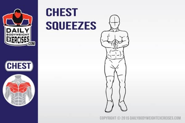how to perform the chest squeeze