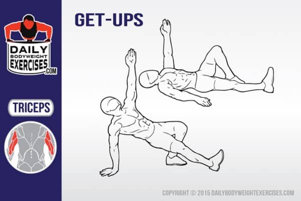 how to perform bodyweight Turkish get ups