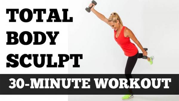 Full Body Workout At Home | 30 Minute Total Body Sculpting Fat Burning Exercise Video