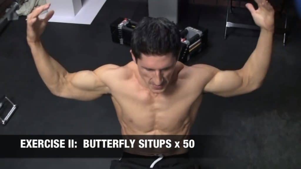 Butterfly Sit-Up - Up Position