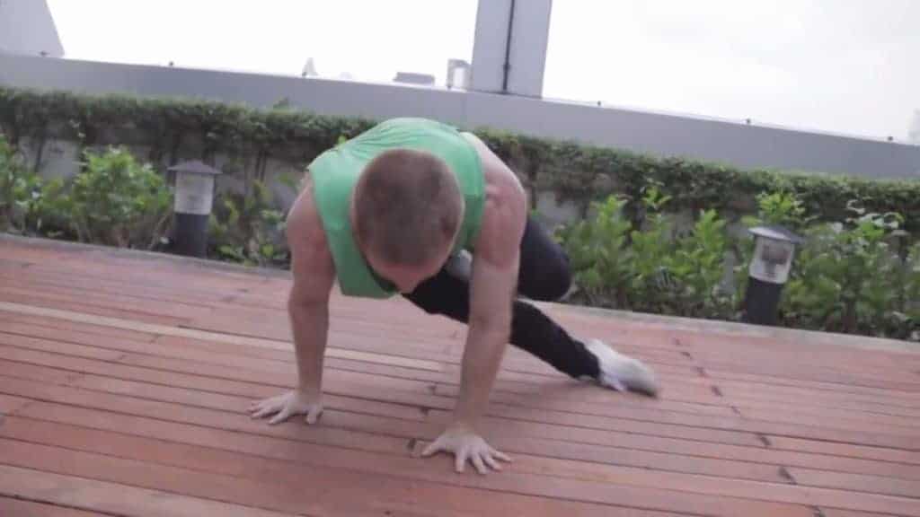 helicopter for a beginner bodyweight workout