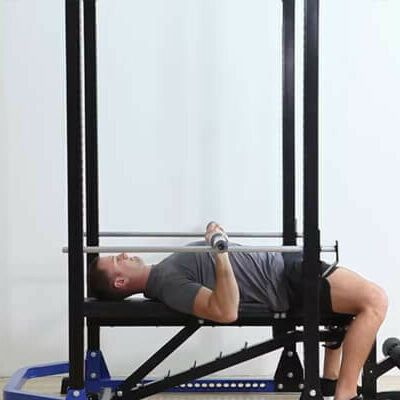 Barbell Bench Press From Pins