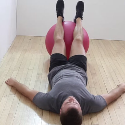 Supine Hips-Extended Leg Curl