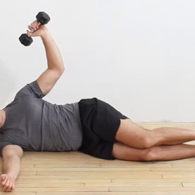 Side-Lying Dumbbell External Rotation With Abduction