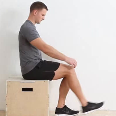 Single-Leg Eccentric Squat to Box